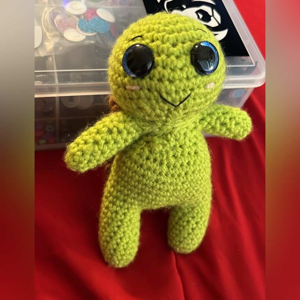 Crocheted Turtle 🐢 - Picture 6 of 9